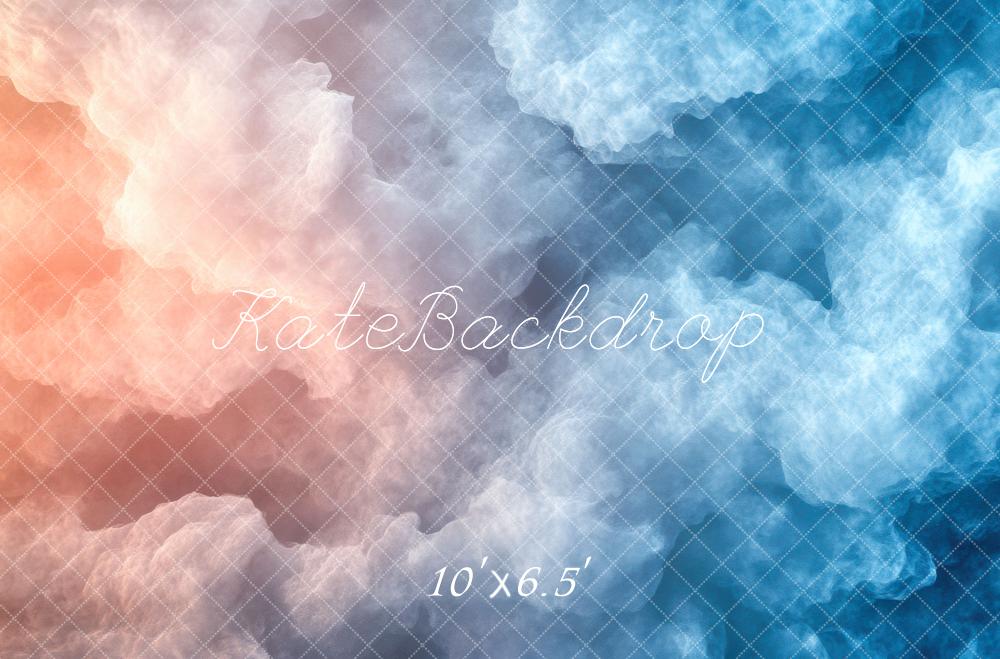 Kate Abstrait Nuageux Dégradé Toile de fond conçue par Mini MakeBelieve - Kate Backdrop FR