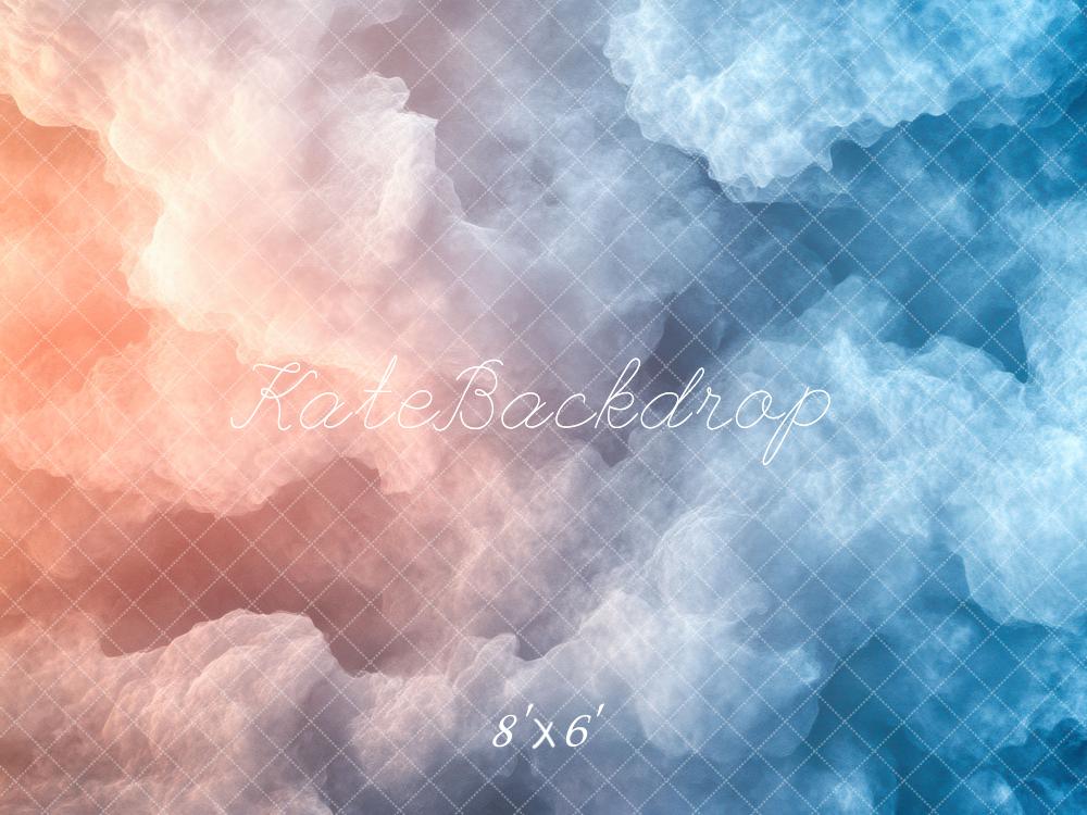 Kate Abstrait Nuageux Dégradé Toile de fond conçue par Mini MakeBelieve - Kate Backdrop FR
