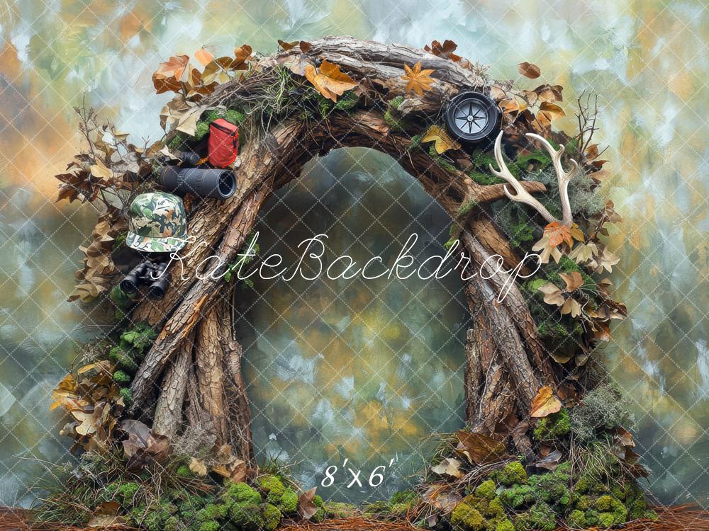 Kate Aventure Camping Forêt Arche Toile de fond conçue par Mini MakeBelieve - Kate Backdrop FR