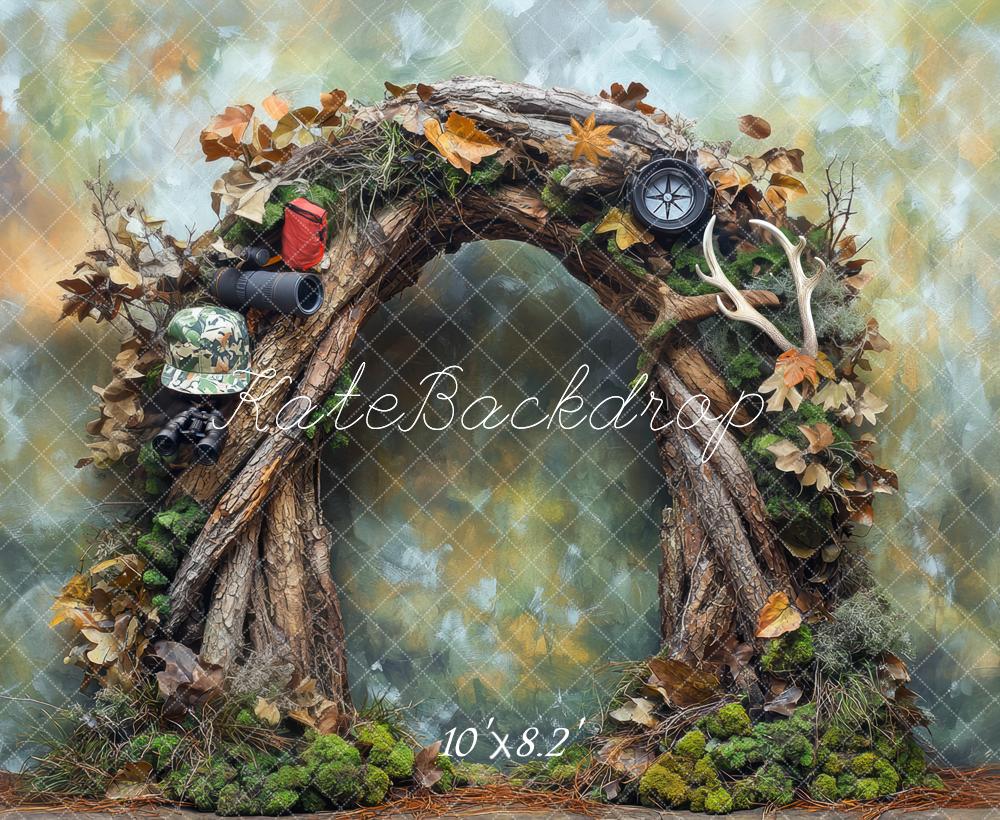 Kate Aventure Camping Forêt Arche Toile de fond conçue par Mini MakeBelieve - Kate Backdrop FR