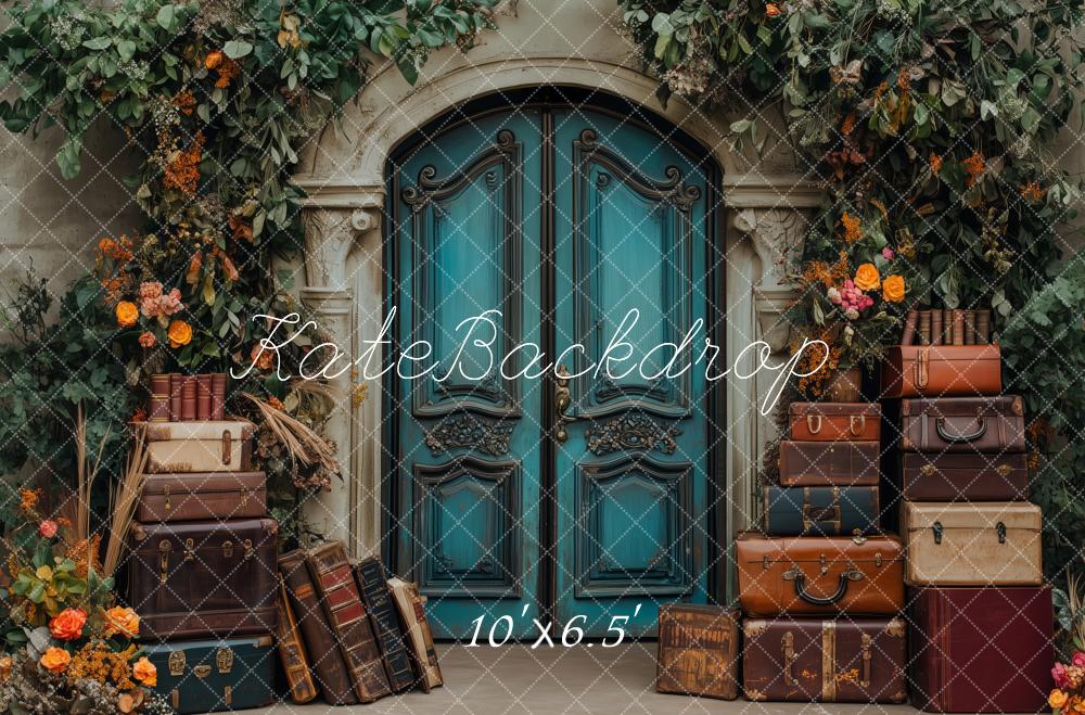 Kate Vintage Jardin enchanté Porte Bagages Toile de fond conçue par Patty Roberts - Kate Backdrop FR