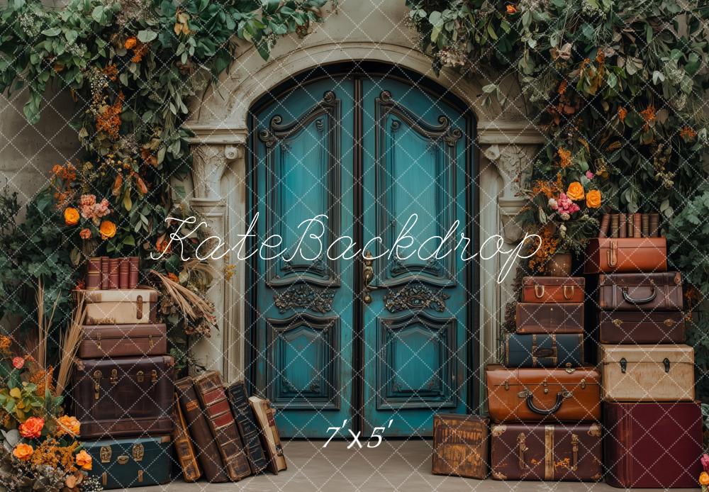 Kate Vintage Jardin enchanté Porte Bagages Toile de fond conçue par Patty Roberts - Kate Backdrop FR