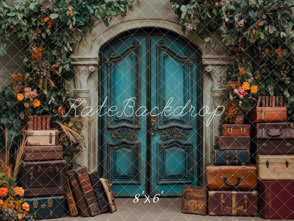 Kate Vintage Jardin enchanté Porte Bagages Toile de fond conçue par Patty Roberts - Kate Backdrop FR