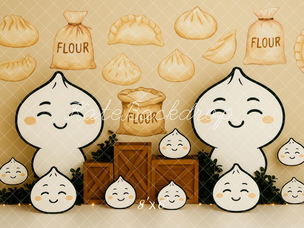 Kate Raviolis Anniversaire Enfant Toile de fond conçue par Patty Roberts - Kate Backdrop FR