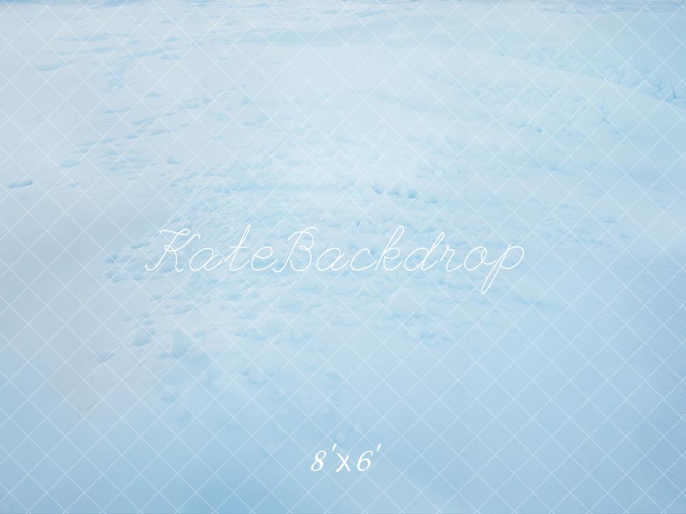 Kate Hiver Neige Glace Bleu Sol Toile de fond conçue par Kate Image