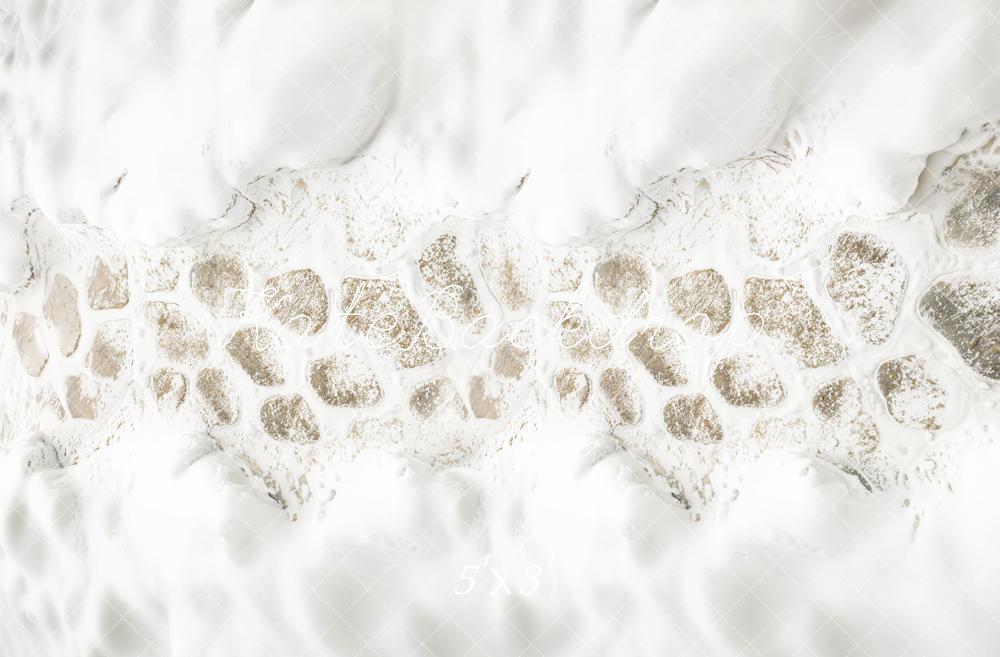 Kate Hiver Neige Pavé Sol Toile de fond conçue par Kate Image - Kate Backdrop FR