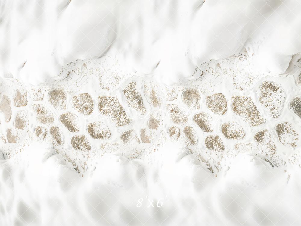 Kate Hiver Neige Pavé Sol Toile de fond conçue par Kate Image - Kate Backdrop FR