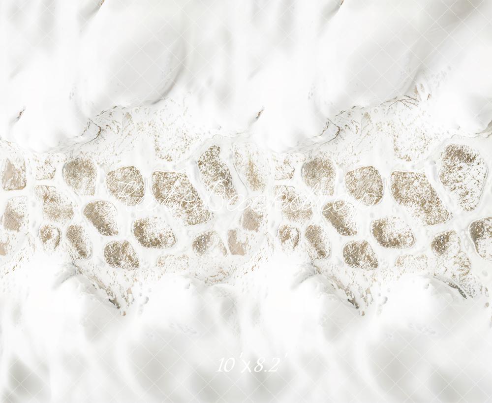 Kate Hiver Neige Pavé Sol Toile de fond conçue par Kate Image - Kate Backdrop FR