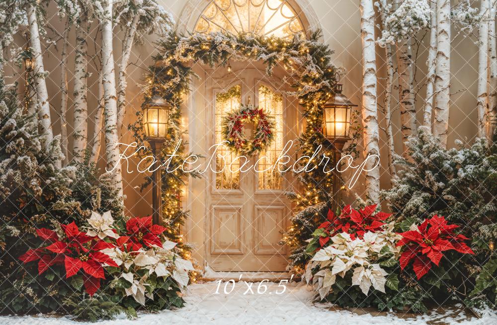 Kate Noël Porte Lumières Fleur Arbres Toile de fond conçue par Emetselch - Kate Backdrop FR