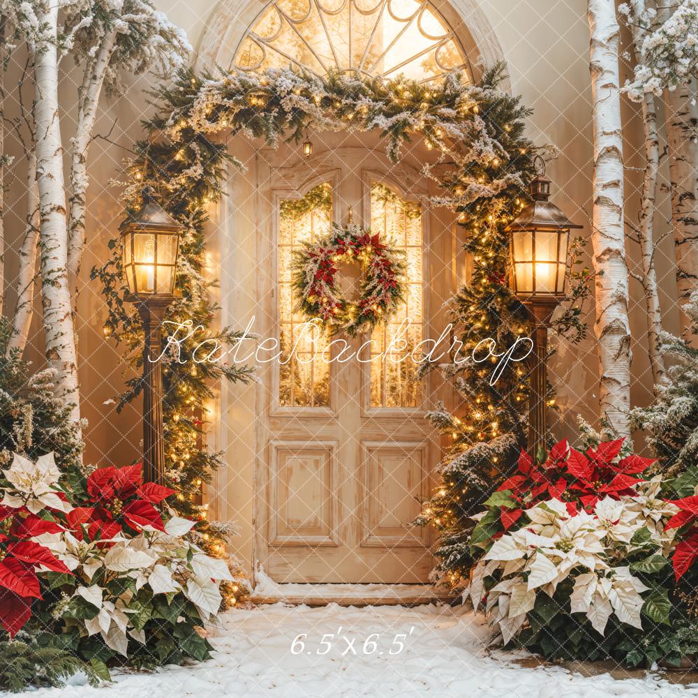 Kate Noël Porte Lumières Fleur Arbres Toile de fond conçue par Emetselch - Kate Backdrop FR