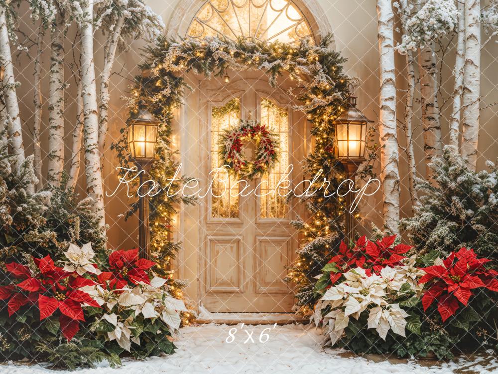 Kate Noël Porte Lumières Fleur Arbres Toile de fond conçue par Emetselch - Kate Backdrop FR