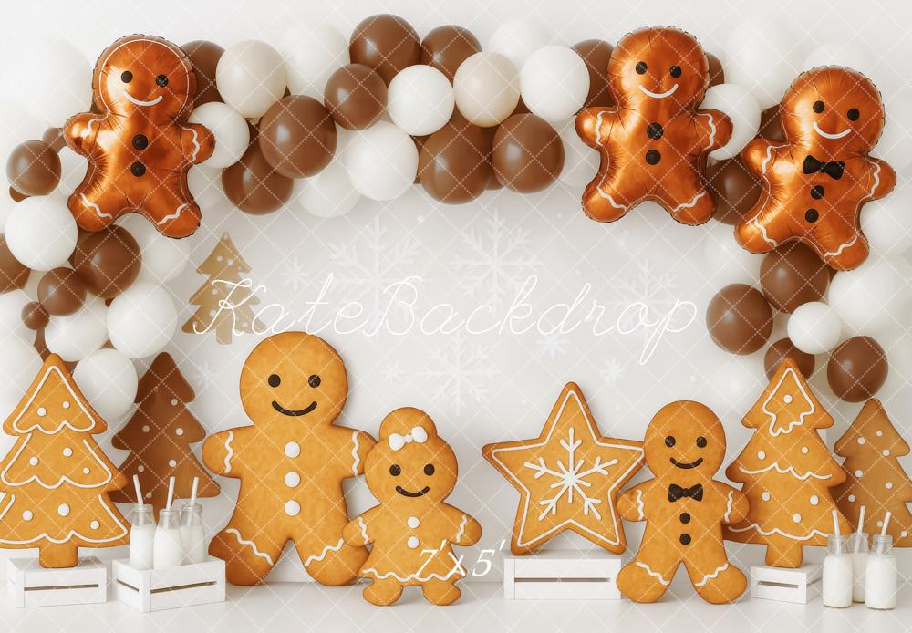 Kate Noël Biscuits Pain d'épices Ballon Toile de fond conçue par Patty Roberts