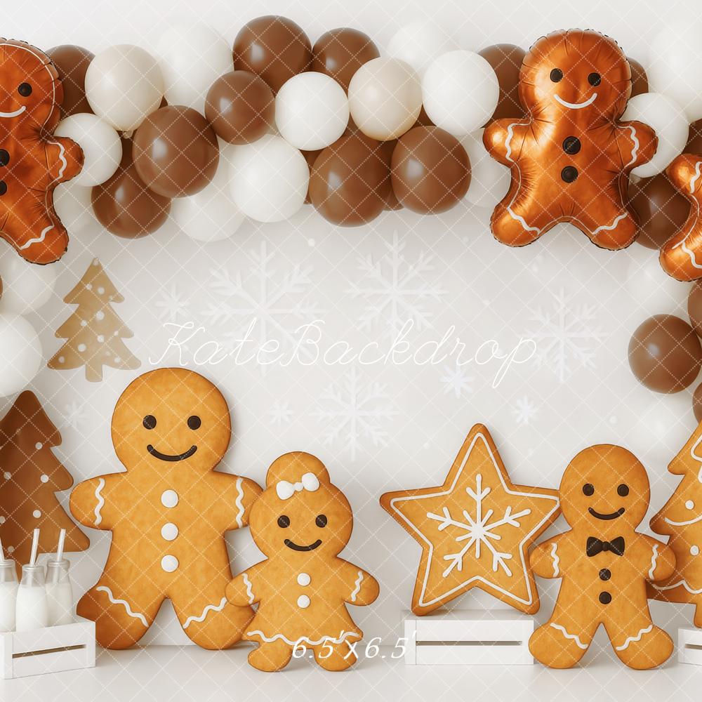 Kate Noël Biscuits Pain d'épices Ballon Toile de fond conçue par Patty Roberts