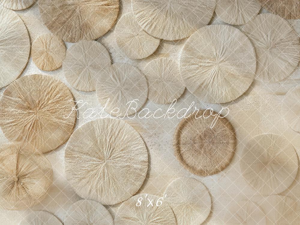 Kate Bohème Tissé Cercles Sol Toile de fond conçue par Mini MakeBelieve - Kate Backdrop FR