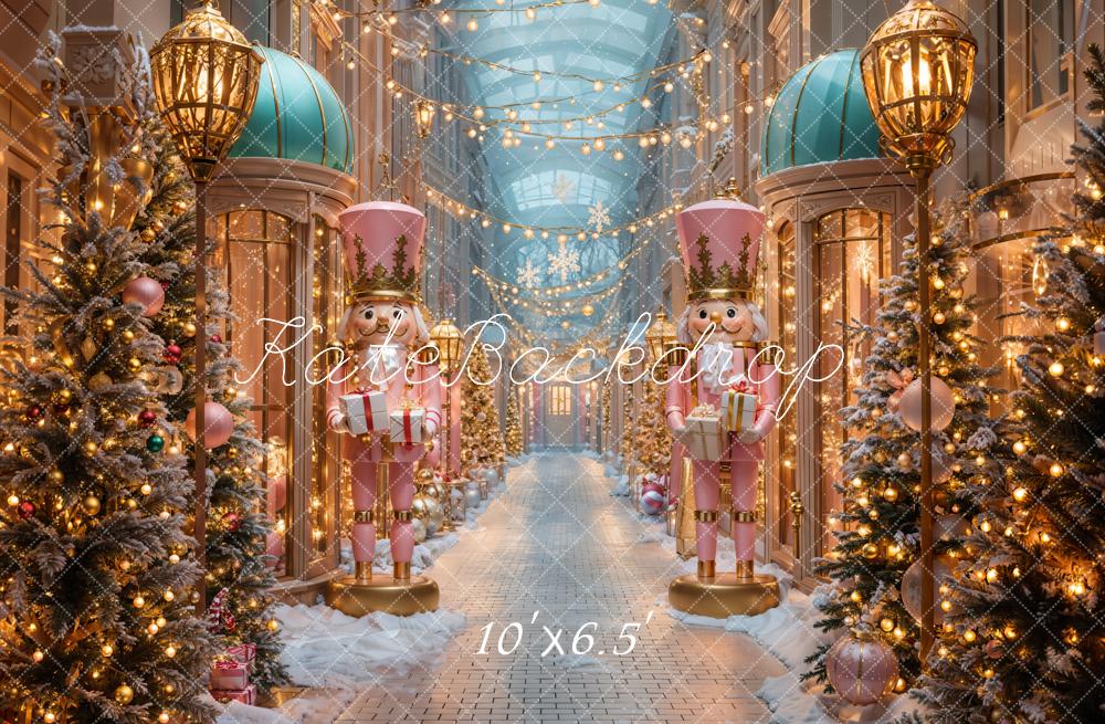 Kate Noël Rue Casse-Noisette Lumières Toile de fond conçue par Emetselch - Kate Backdrop FR