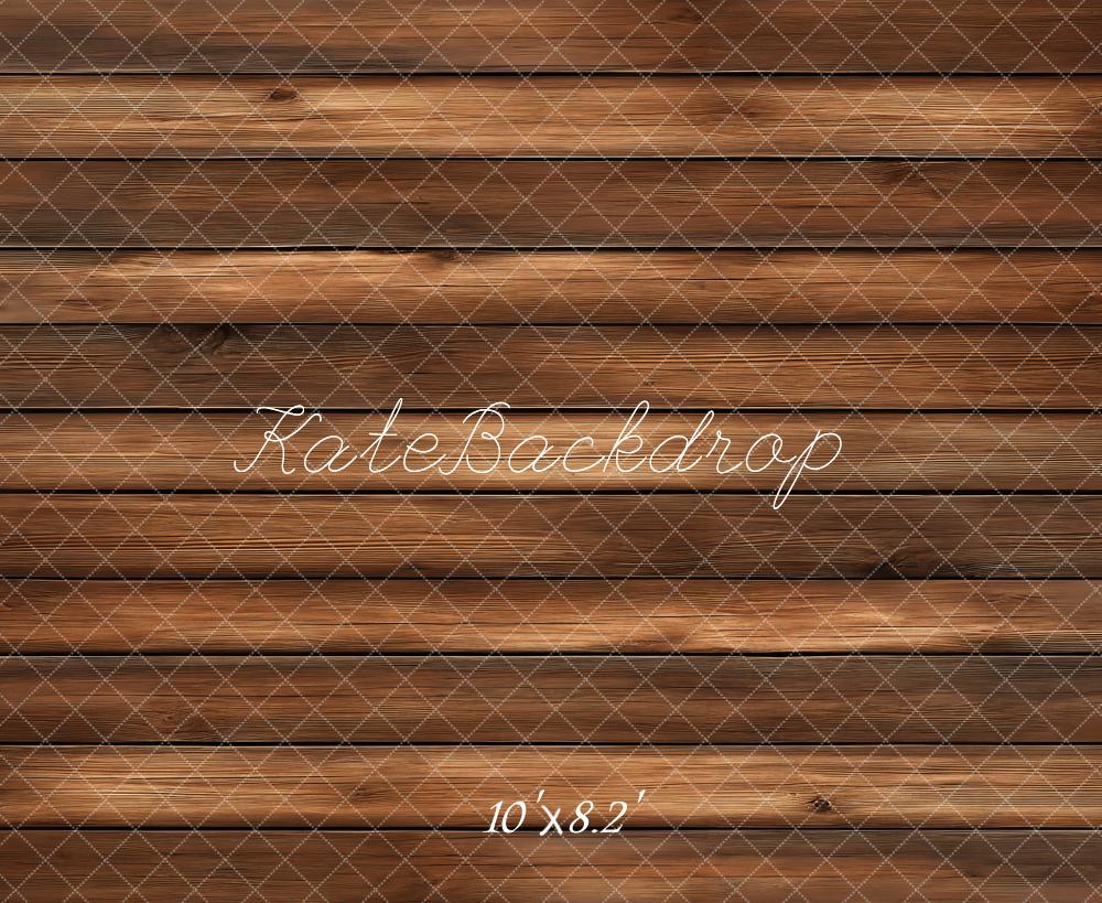 Kate Bois Parquet Marron foncé Sol Toile de fond conçue par Kate Image - Kate Backdrop FR