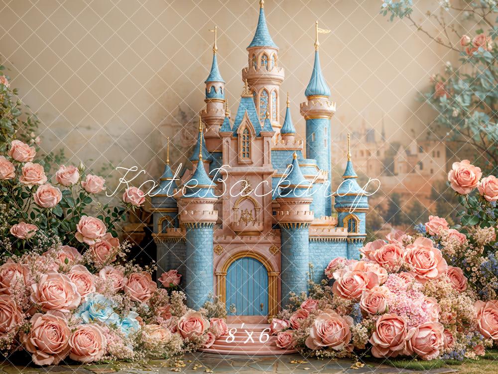 Kate Princesse Château de rêve Fleurs Toile de fond conçue par Emetselch