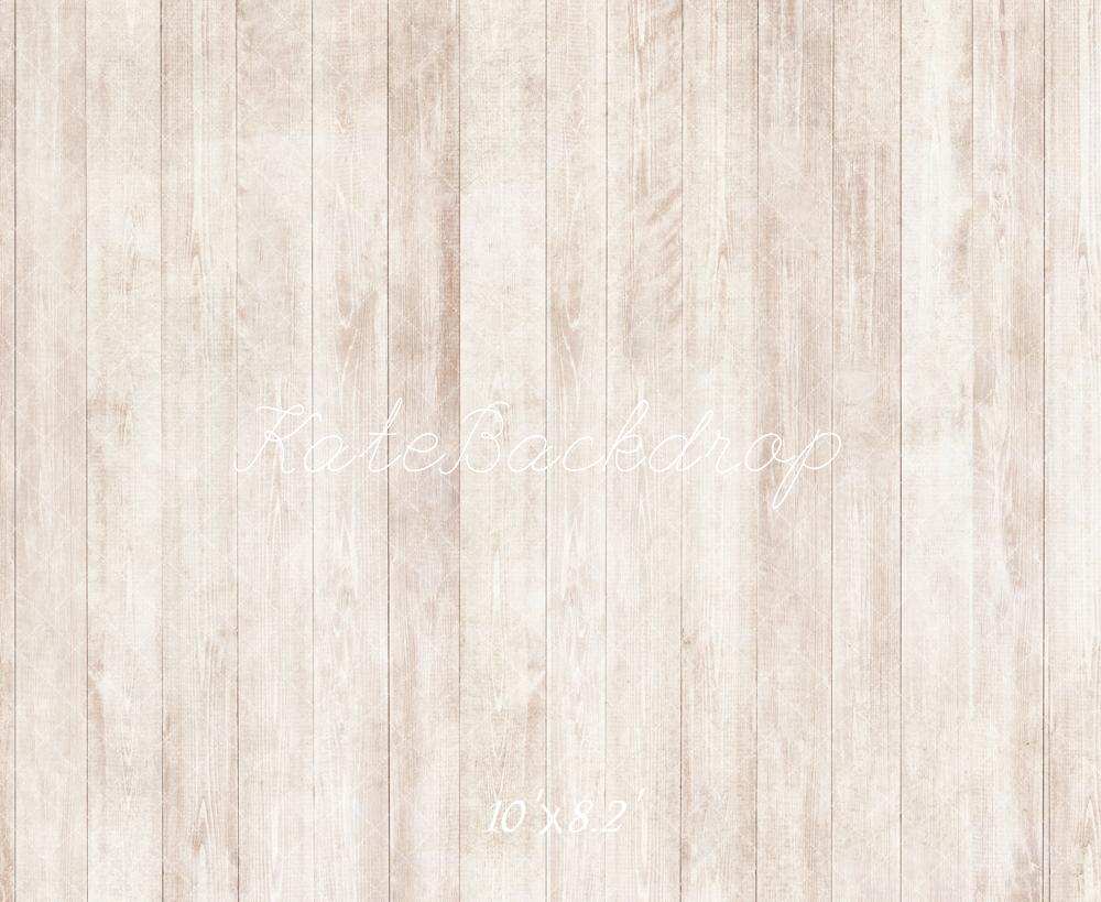Kate Beige clair Bois Sol Toile de fond conçue par Emetselch - Kate Backdrop FR