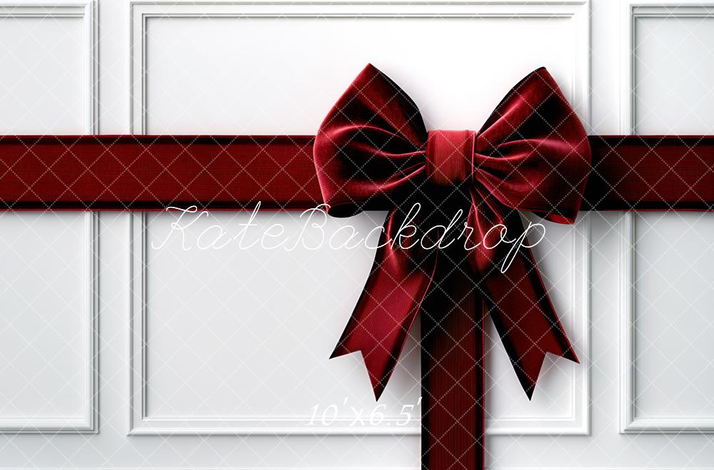 Kate Noël Cadeau Nœud Mur Rétro Toile de fond conçue par Mini MakeBelieve - Kate Backdrop FR