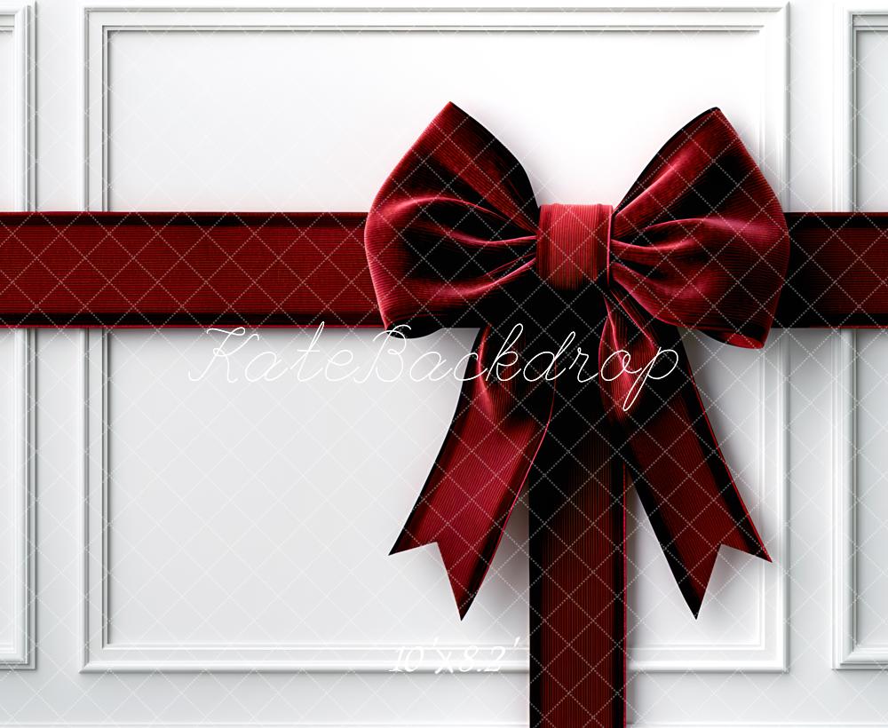 Kate Noël Cadeau Nœud Mur Rétro Toile de fond conçue par Mini MakeBelieve - Kate Backdrop FR
