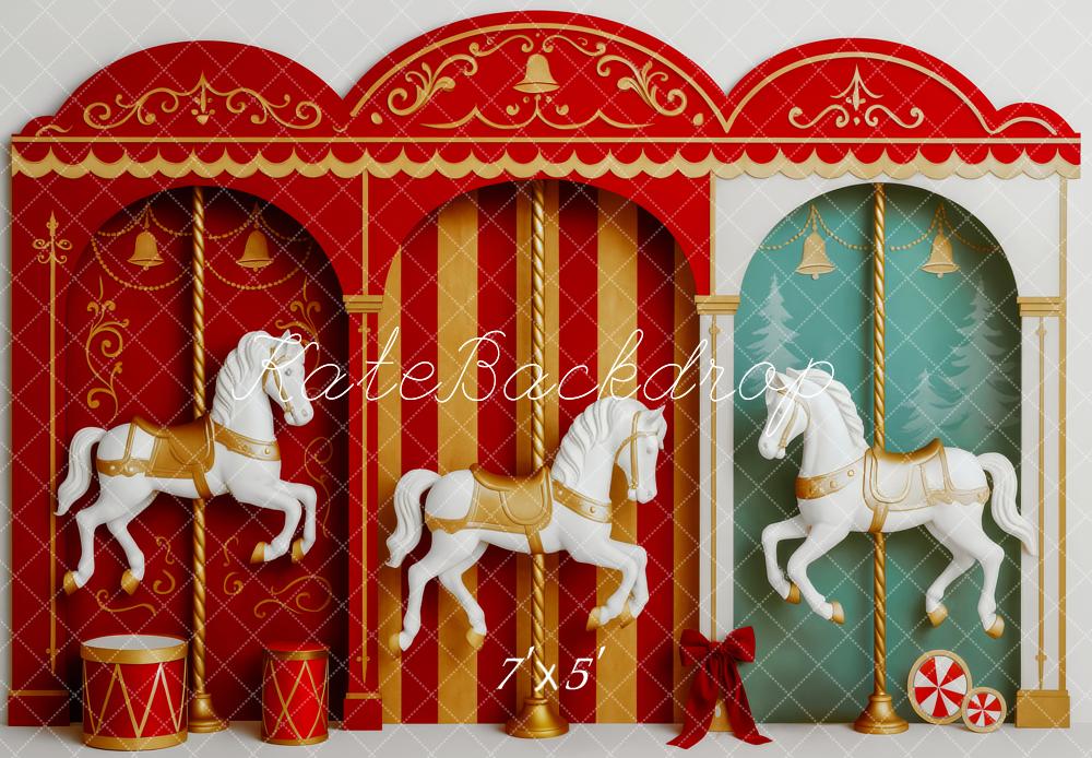 Kate Noël Cirque Carrousel Arche Toile de fond conçue par Patty Roberts - Kate Backdrop FR