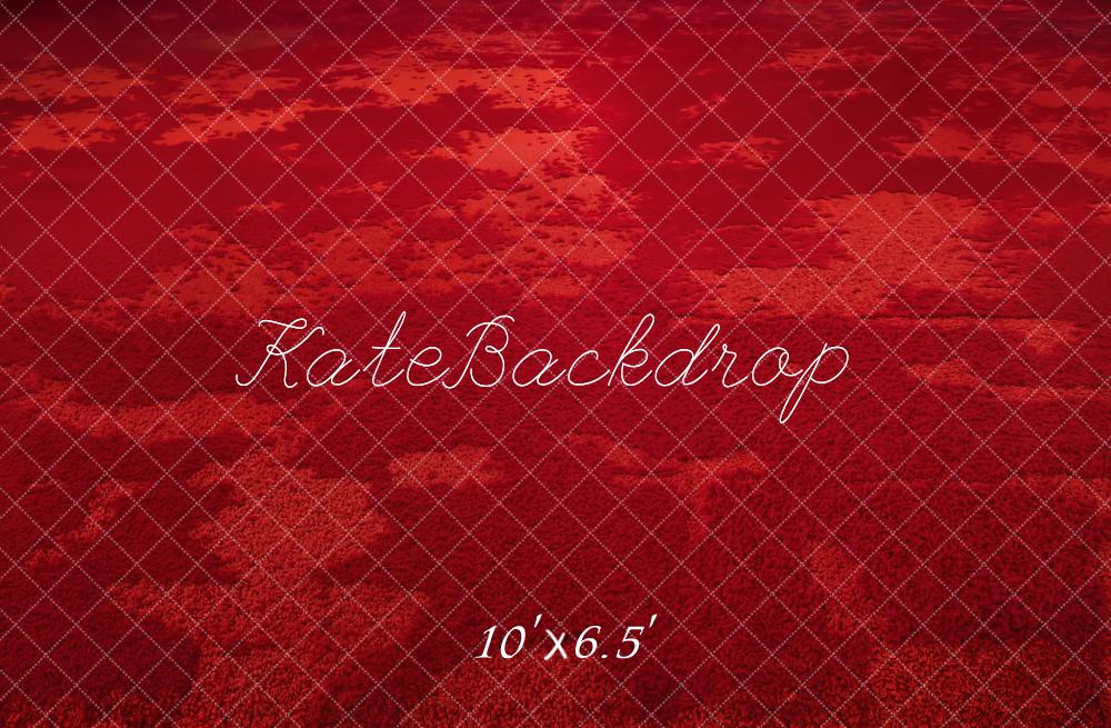 Kate Rouge Abstrait Sol Toile de fond conçue par Emetselch - Kate Backdrop FR