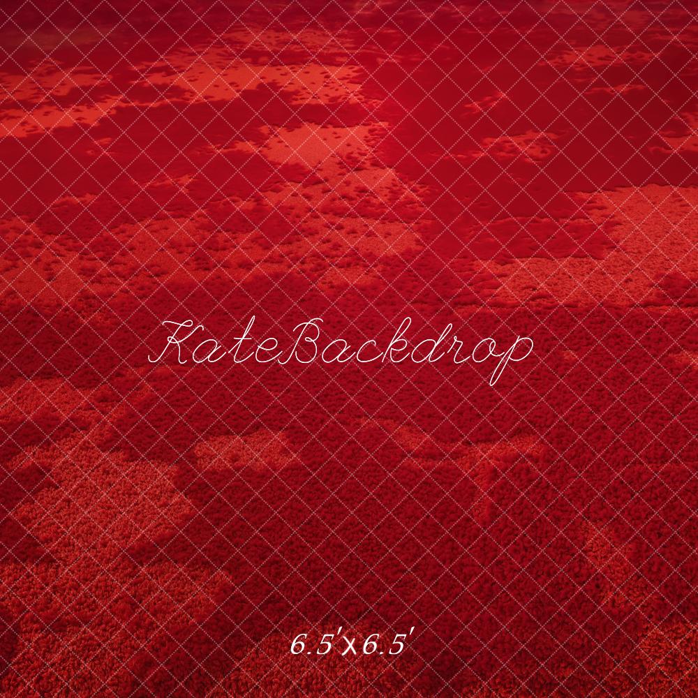 Kate Rouge Abstrait Sol Toile de fond conçue par Emetselch - Kate Backdrop FR