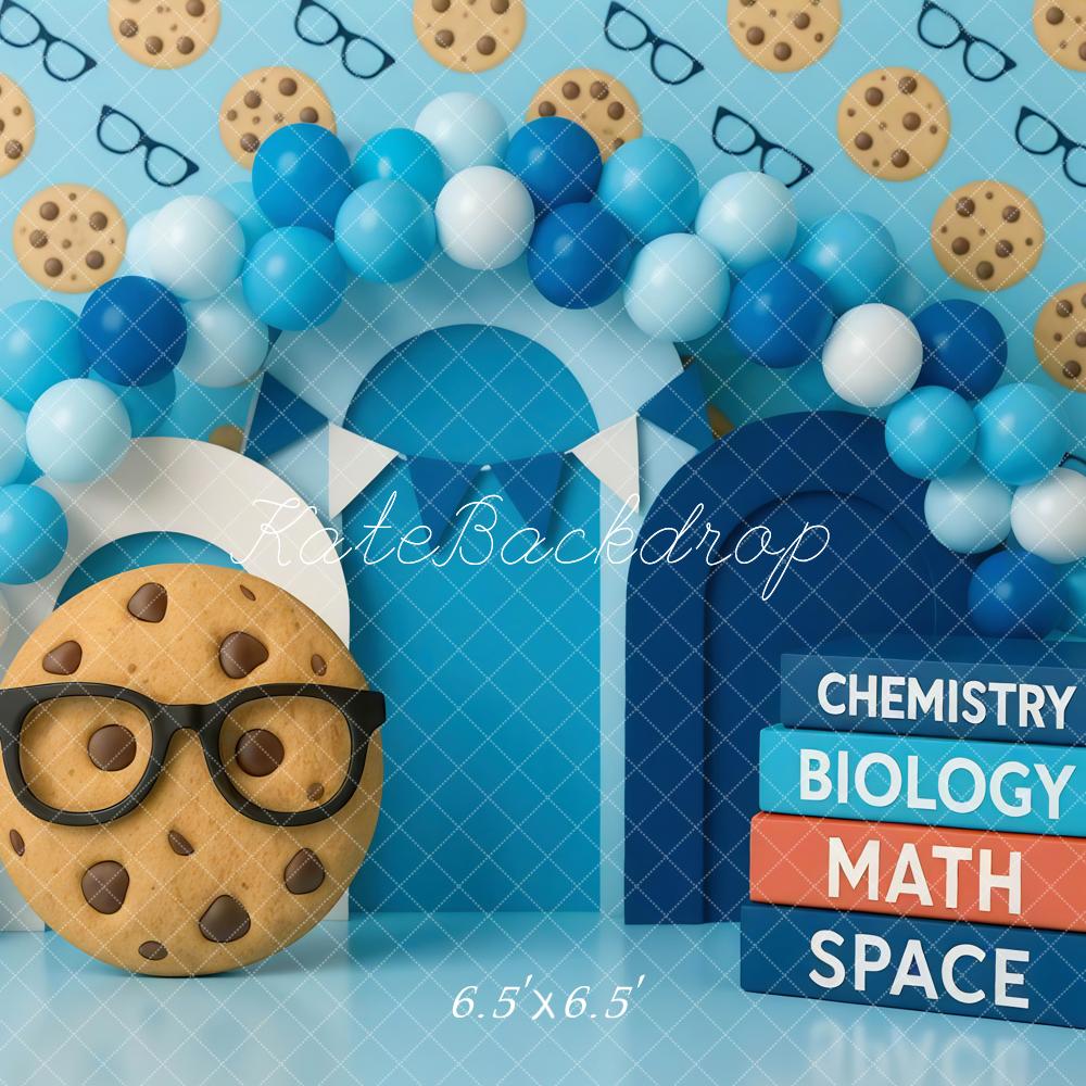 Kate Scolaire Ballons Biscuit Livres Toile de fond conçue par Mini MakeBelieve - Kate Backdrop FR
