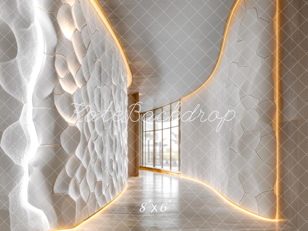 Kate Moderne Luxe Intérieurs Mur Abstrait Toile de fond conçue par Mini MakeBelieve - Kate Backdrop FR