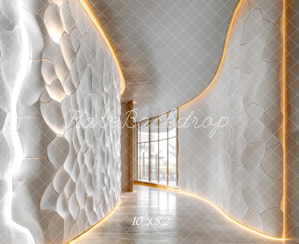Kate Moderne Luxe Intérieurs Mur Abstrait Toile de fond conçue par Mini MakeBelieve - Kate Backdrop FR