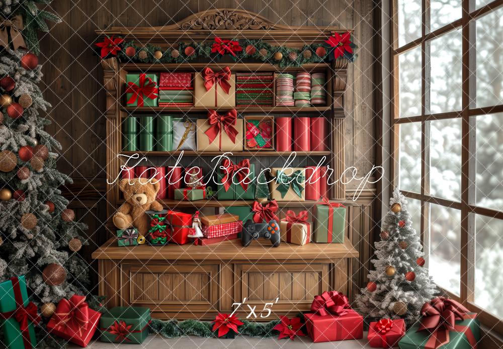 Kate Noël Cadeaux Armoire Salle Fenêtre Toile de fond conçue par Mini MakeBelieve - Kate Backdrop FR