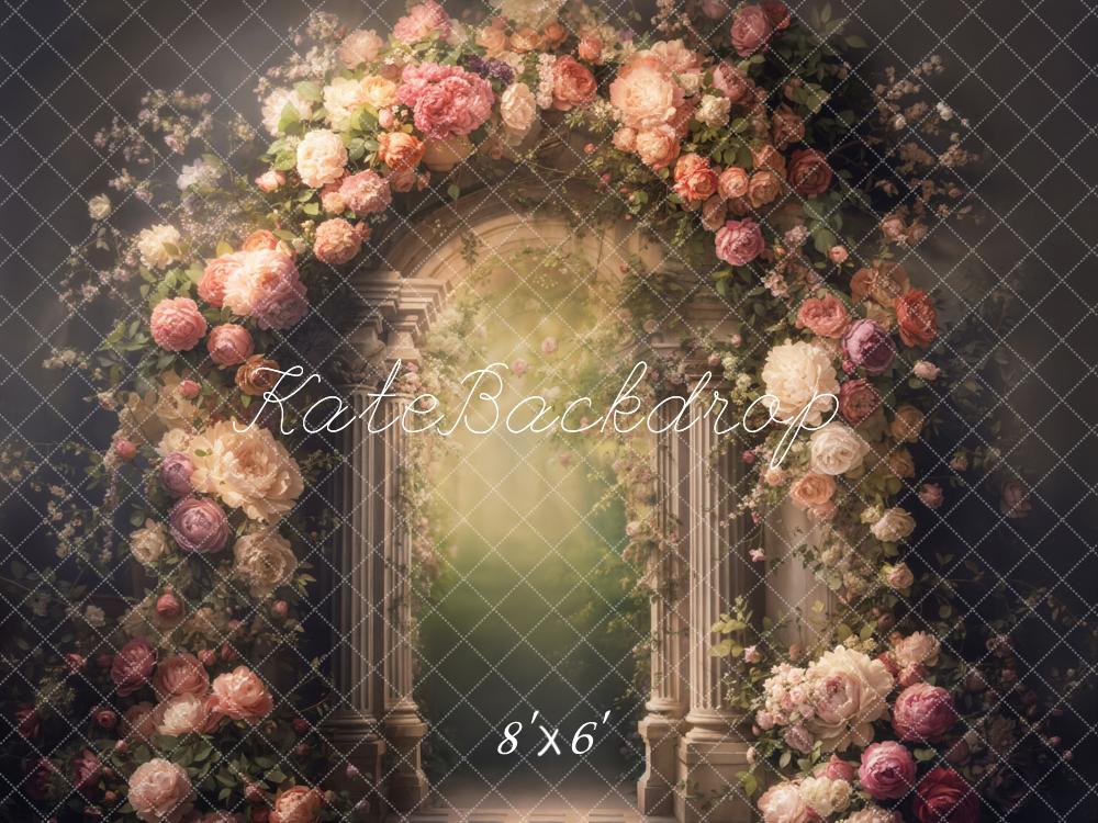 Kate Beaux-arts Arche Fleurs Jardin Toile de fond conçue par Emetselch - Kate Backdrop FR