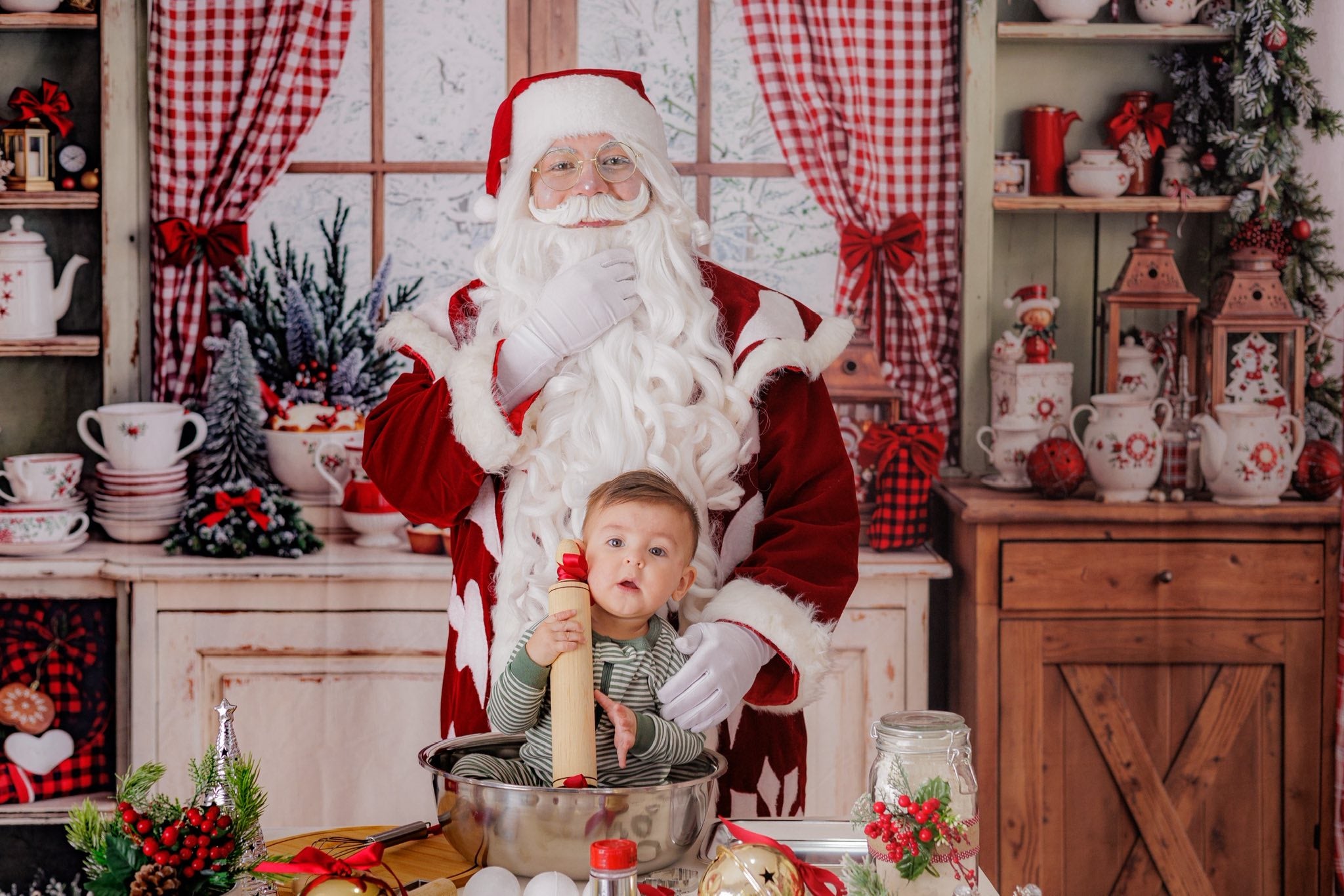 Kate Noël Cuisine Fenêtre Rustique Toile de fond conçue par Emetselch - Kate Backdrop FR