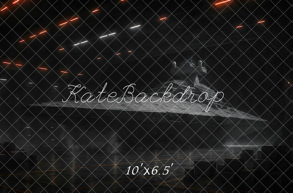 Kate Vaisseau spatial Science-fiction Toile de fond conçue par Mini MakeBelieve - Kate Backdrop FR