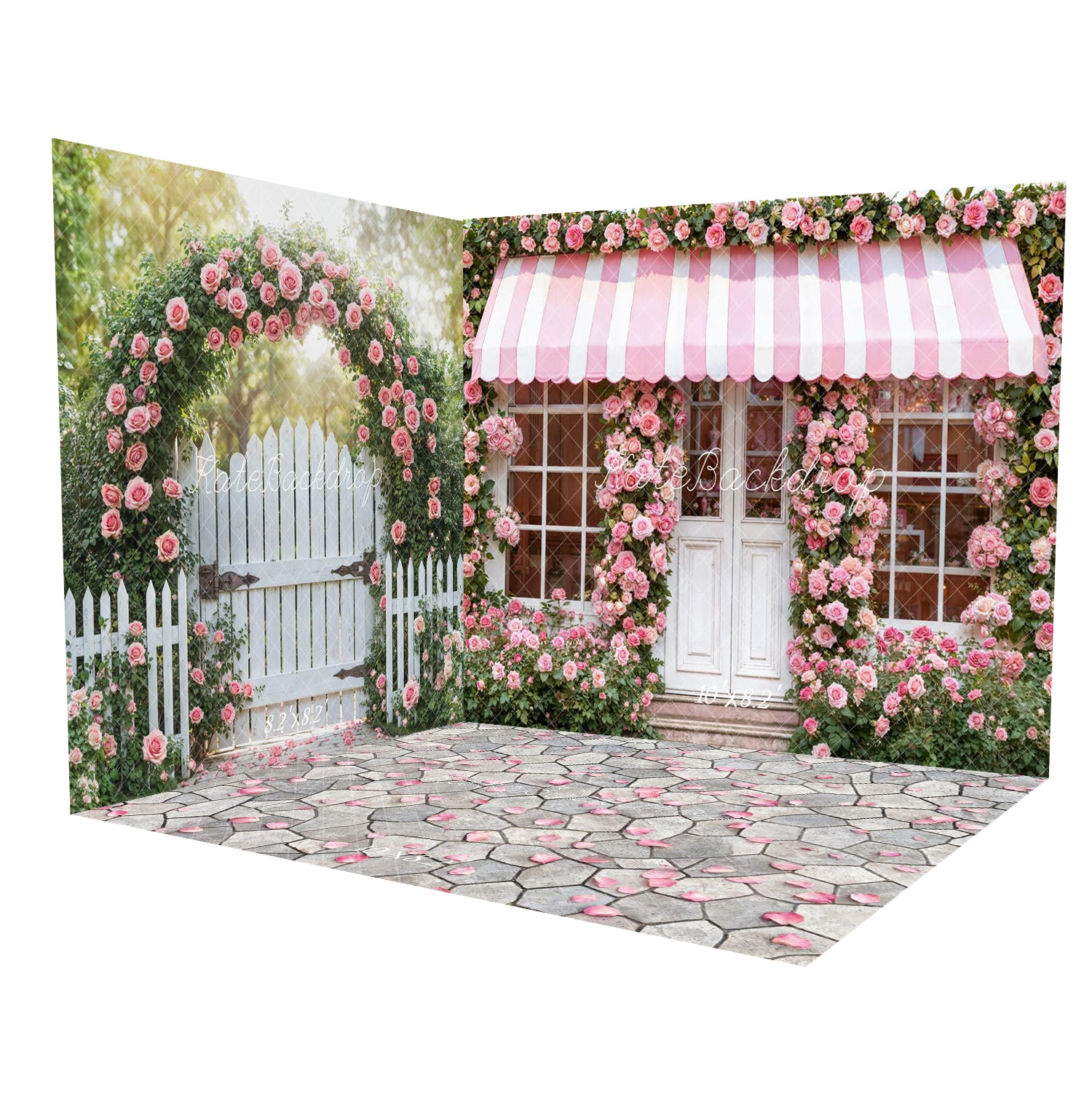 Kate Saint-Valentin Rose Fleurs Boutique Ensemble de chambre