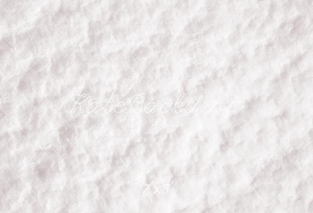 Kate Neige Blanc Hiver Sol Toile de fond en Vinyle