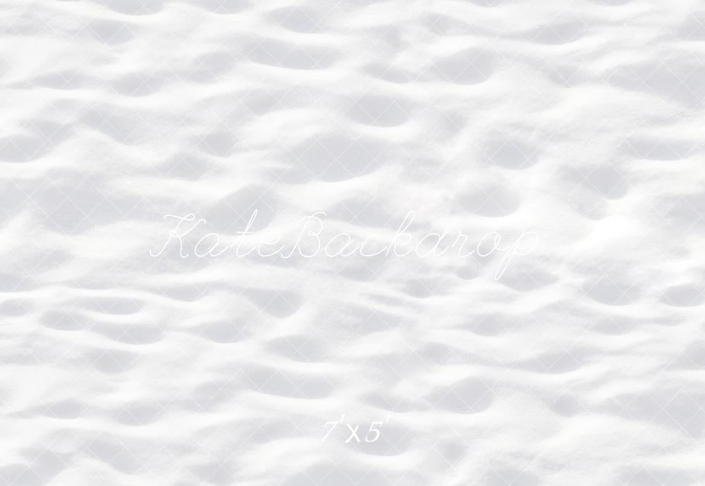 Kate Hiver Neige Sol Blanc Toile de fond en Vinyle