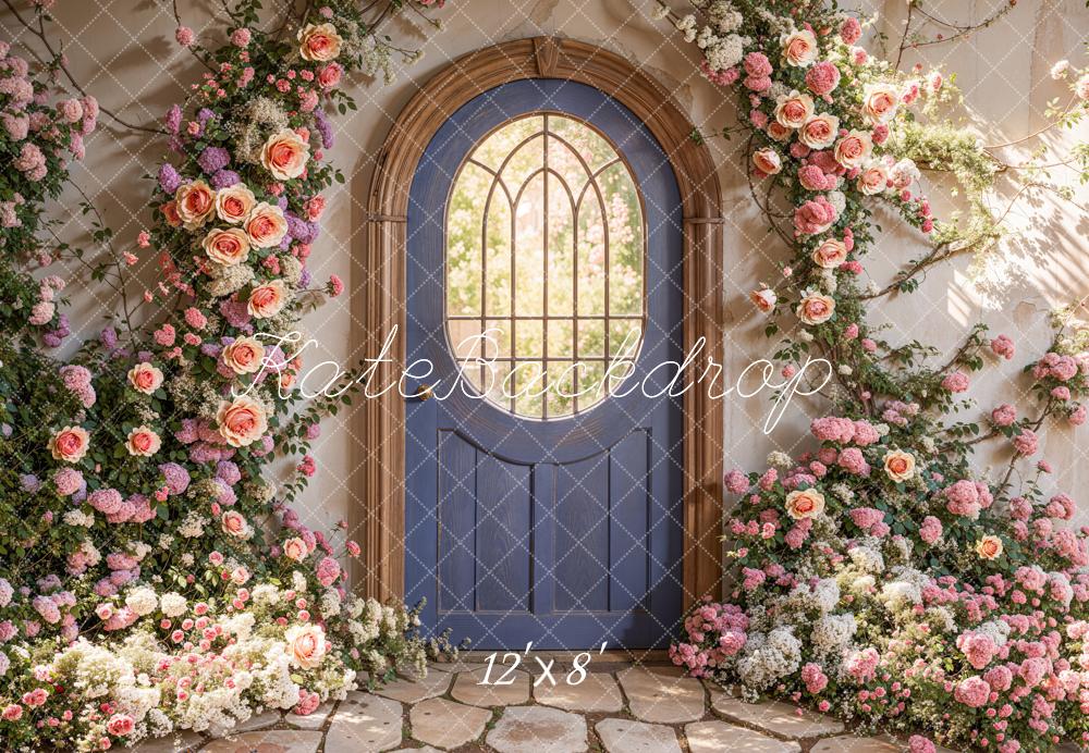 Kate Printemps Floral Porte Roses Portrait Toile de fond conçue par Emetselch - Kate Backdrop FR