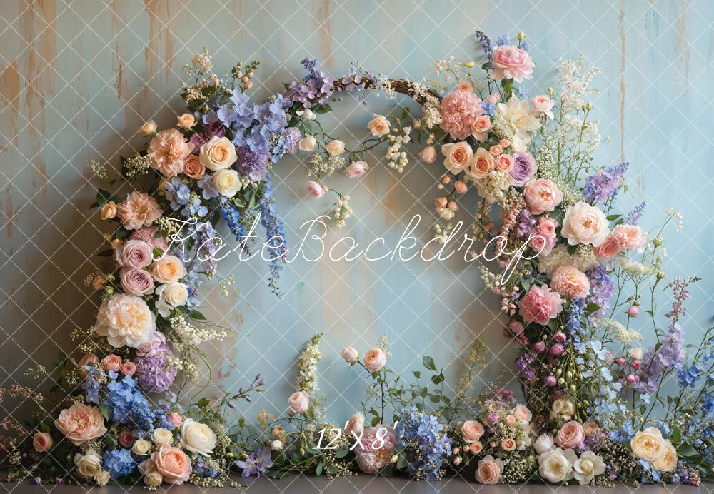 Kate Printemps Arche Florale Pastel Toile de fond conçue par Emetselch - Kate Backdrop FR
