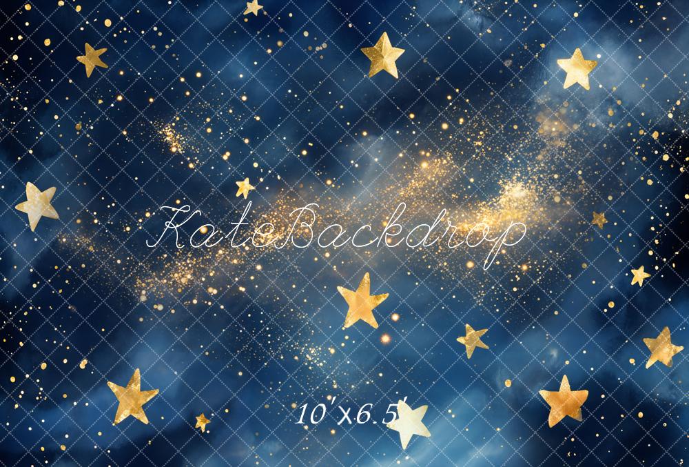 Kate Nuit étoilée Ciel Galaxie Anniversaire Toile de fond en Laine conçue par Emetselch - Kate Backdrop FR
