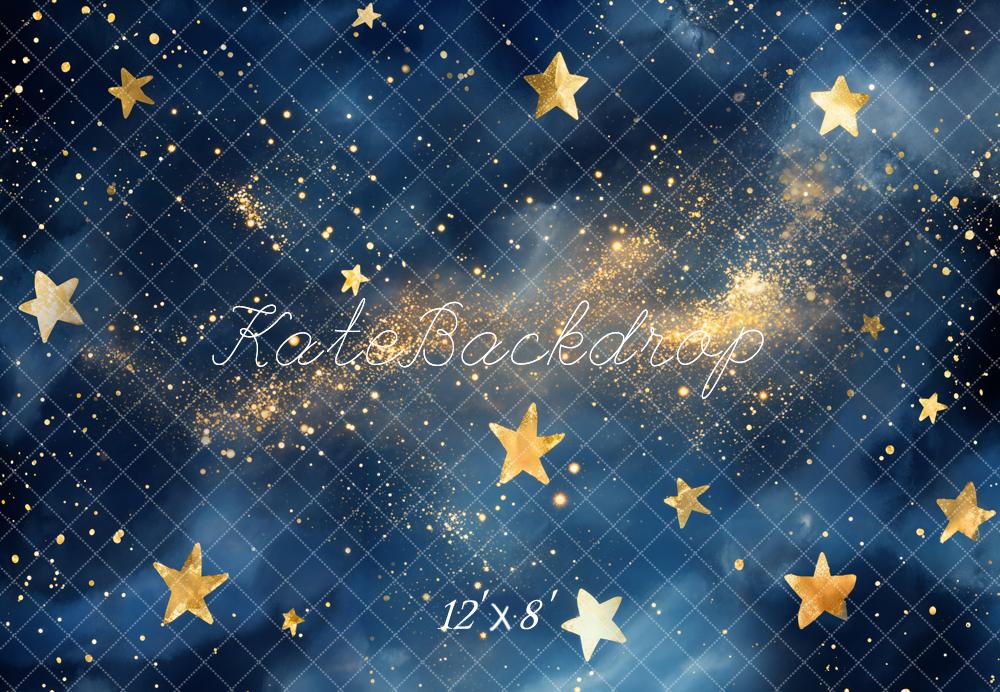 Kate Nuit étoilée Ciel Galaxie Anniversaire Toile de fond en Laine conçue par Emetselch - Kate Backdrop FR