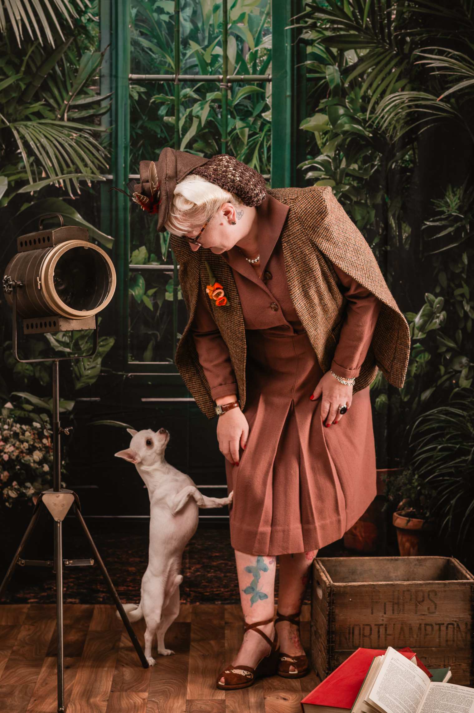 Kate Printemps/Été Vert Plantes Porte Toile de fond conçue par Emetselch - Kate Backdrop FR