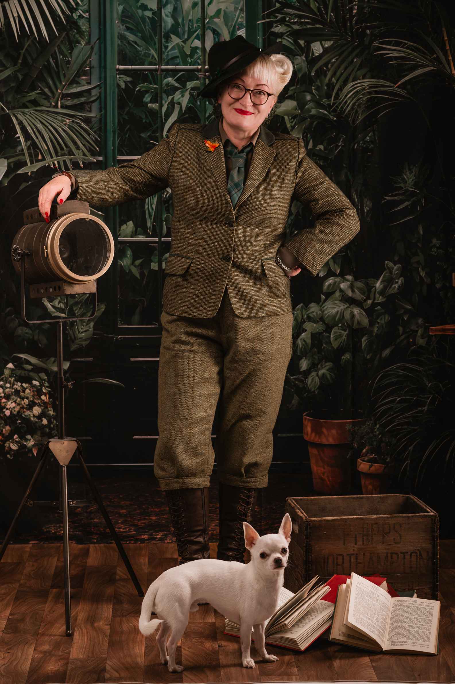 Kate Printemps/Été Vert Plantes Porte Toile de fond conçue par Emetselch - Kate Backdrop FR