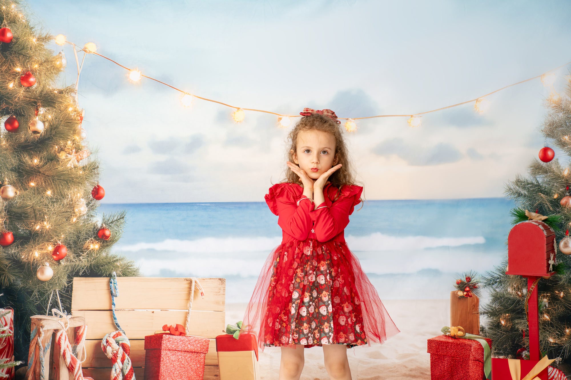 Kate Noël Plage Mer Cadeaux Toile de fond Conçu par Chain Photographie - Kate Backdrop FR