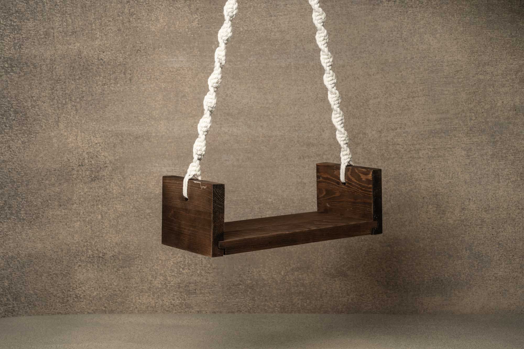 Kate Cordon spiralé Balançoire en Bois Nouveau née Accessoires de photographie - Kate Backdrop FR