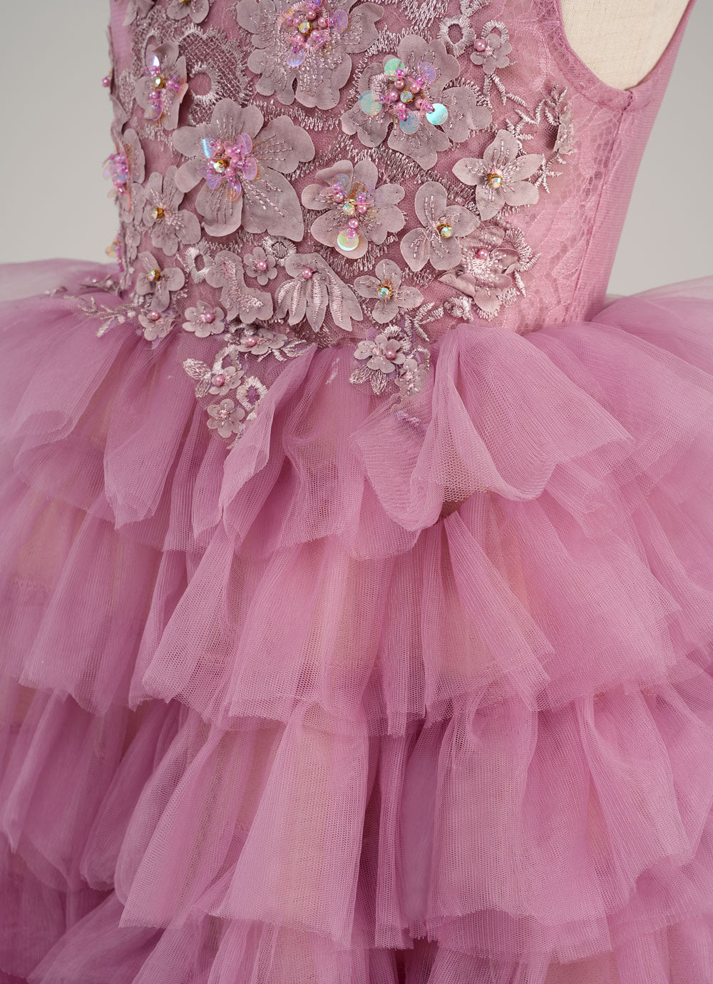 Kate Printemps/Été Rose Violet Enfant Robe à volants Pour la Photographie - Kate Backdrop FR