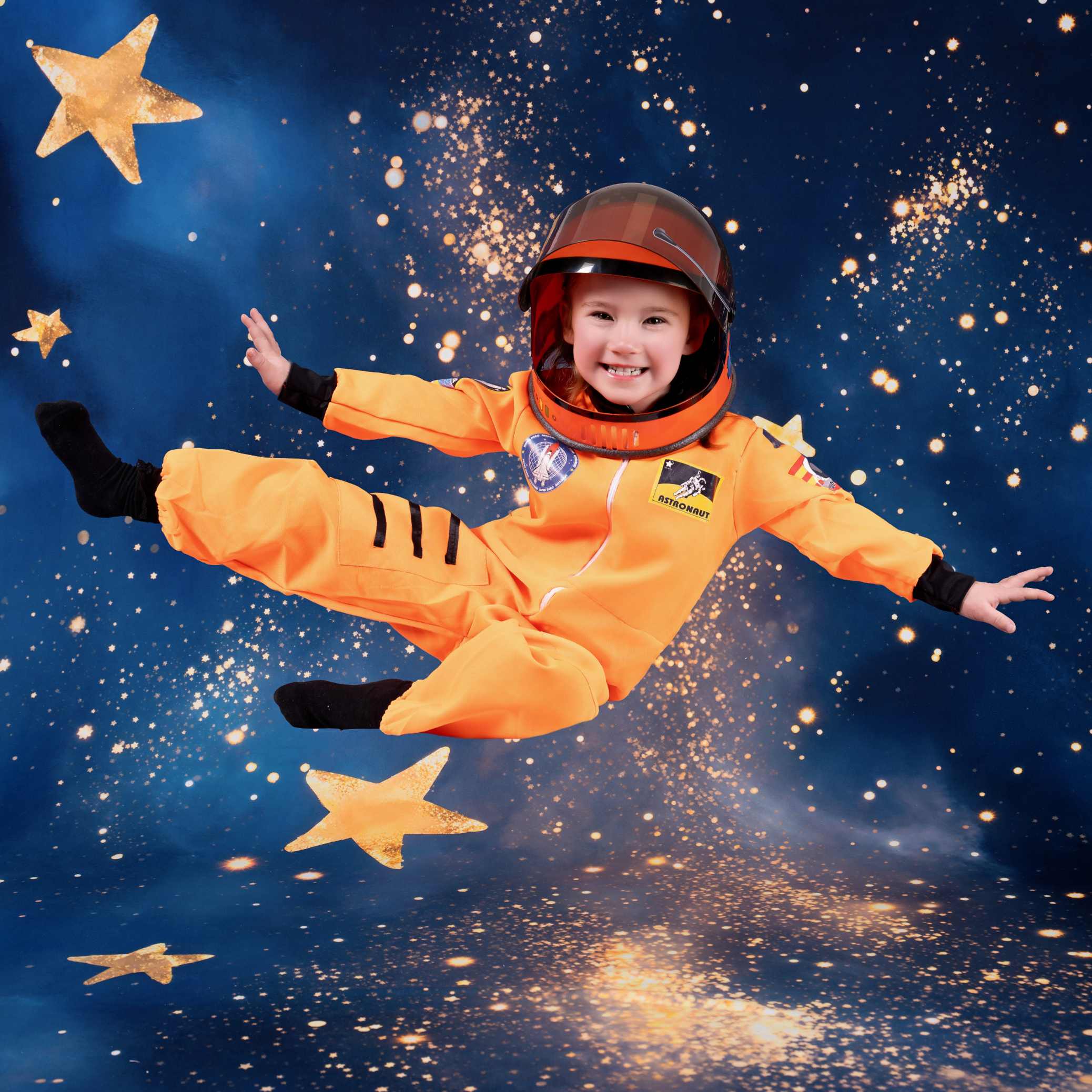 Kate Nuit étoilée Ciel Galaxie Anniversaire Toile de fond en Laine conçue par Emetselch - Kate Backdrop FR