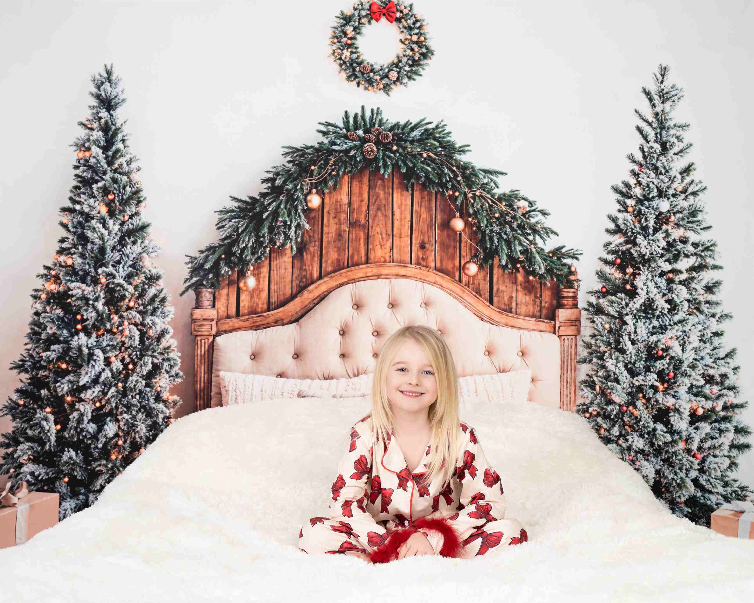 Kate Noël Chambre Tête de lit Tapissée Toile de fond en Laine conçue par Emetselch - Kate Backdrop FR