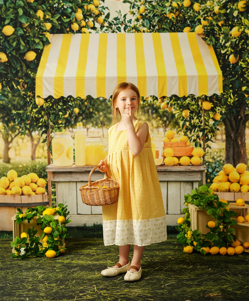 Kate Été Stand de Limonade Citron Kit Photo - Kate Backdrop FR