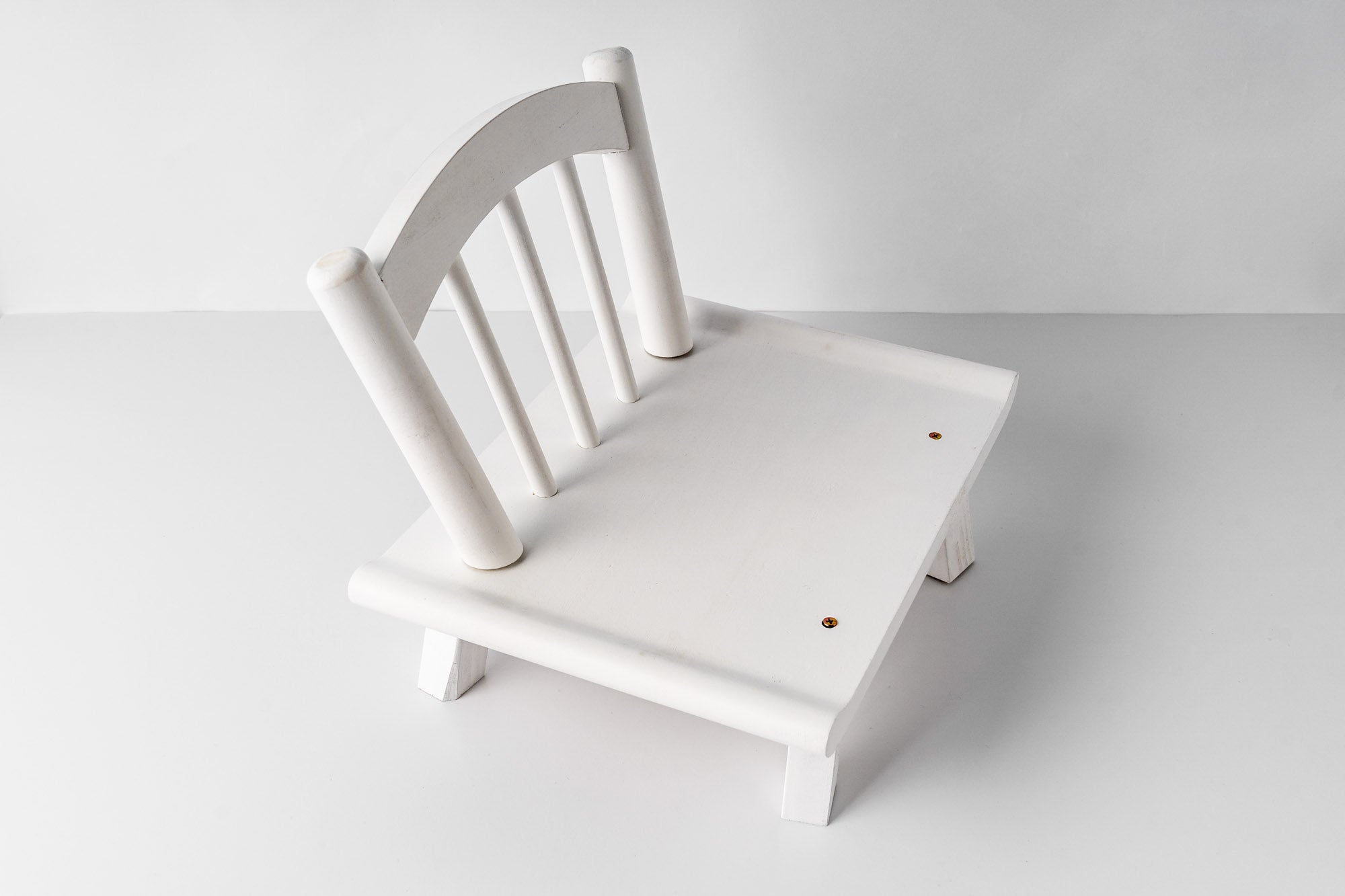 Kate Nouveau-né Chaise en Bois Blanche Accessoires de photographie